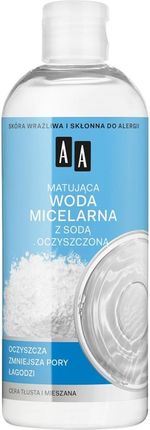 AA Skin Food matująca woda micelarna z sodą oczyszczoną cera tłusta i mieszana 400 ml