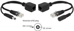 Delock POE INJECTOR PASSIVE UTP ADAPTER KIT 0.21M (5.5 X 2.5MM) (66024)
