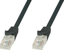 Techly TechlyPro Kabel sieciowy patch cord RJ45 Cat5e UTP CCA 0,5m czarny (24070)