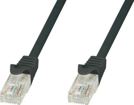 Techly TechlyPro Kabel sieciowy patch cord RJ45 Cat5e UTP CCA 0,5m czarny (24070)