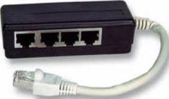MicroConnect ADAPTER RJ45-4xRJ45 M/F 8P - (MPK440)