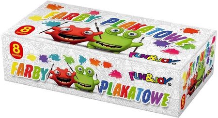 Titanum Farby plakatowe kolor: mix 20 ml 8 kol. (FJ-008)