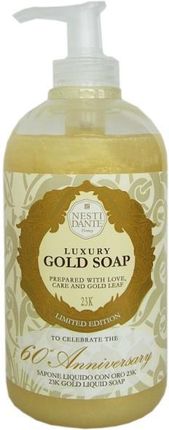 Nesti Dante Mydło W Płynie "Gold" Luxury Gold Soap 500Ml