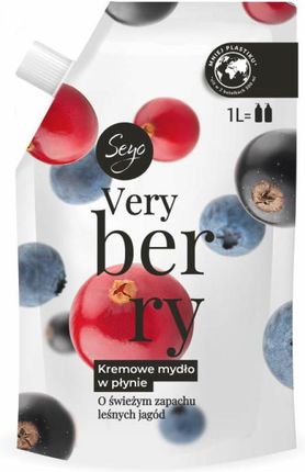 Seyo Kremowe Mydło W Płynie Very Berry Zapas 1L