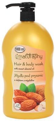Bluxcosmetics Mydło Pod Prysznic Z Olejkiem Migdałów Naturaphy Hair & Body Wash With Sweet Almond Oil 1L