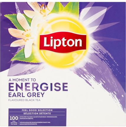 Lipton Earl Grey Herbata Czarna Aromatyzowana Ekspresowa 200g