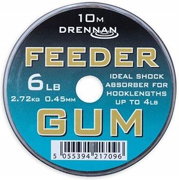 FEEDER GUM 6LB (0.45MM/2.7KG) 10M DRENNAN GUMA LCFG006