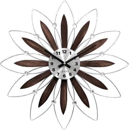 Lavvu Zegar Ścienny Z Kryształkami 49,5Cm (LCT1113)