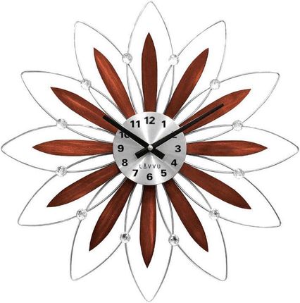 Lavvu Zegar Ścienny Z Kryształkami 49,5Cm (LCT1114)