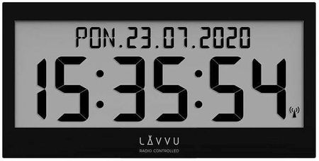 Lavvu Zegar Cyfrowy Ścienny Biurkowy 37Cm Czarny (LCX0011)