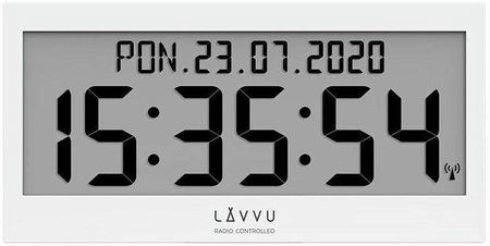 Lavvu Zegar Cyfrowy Ścienny Biurkowy 37Cm Biały (LCX0010)