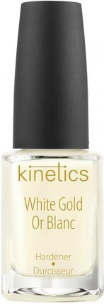 Kinetics White Gold Hardener Wzmacniająca Odżywka Do Paznokci Białe Złoto