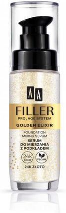 Aa Filler Pro3 Age System Golden Elixir Serum Do Mieszania Z Podkładem 24K Złoto 30 ml