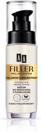 Aa Filler Pro3 Age System Hyaluron Concentrate Serum Do Mieszania Z Podkładem Kwas Hialuronowy 30 ml
