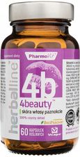 Herbaline 4Beauty Skóra Włosy Paznokcie Z Bioperine 60Kaps.