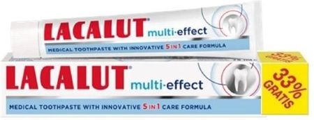 Lacalut Pasta Do Zębów +33% Multi-Effect Toothpaste 75ml
