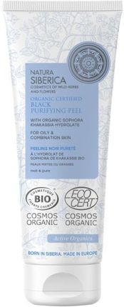 Natura Siberica Oczyszczający Peeling Do Twarzy Do Cery Tłustej I Mieszanej Organic Certified Black Purifying Peel 75ml