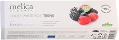 Melica Organic Pasta Do Zębów Dla Młodzieży Z Ekstraktem Z Jagód 6-14 Lat Toothpaste For Teens With Berries Extract 100ml