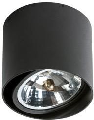 Azzardo Lampa Plafon Alix Tuba Z Ruchomym Źródłem Światła Czarna (Az1357)