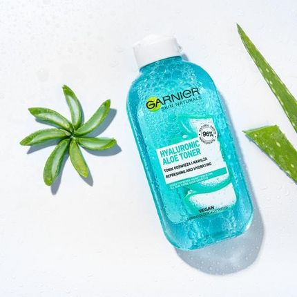 Tonik do twarzy Garnier Hyaluronic Aloe Tonik nawilajcy z kwasem  hialuronowym i ekstraktem z aloesu 200 ml - Opinie i ceny na Ceneo.pl