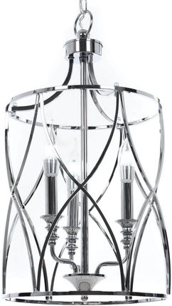 Lumina Lampa Art Deco Chromowana Elmont W3 (Ldp12333Chr)