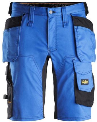 Snickers Workwear 6141 Spodnie Krótkie Allroundwork Z Workami Kieszeniowymi Niebiesko Czarny 64