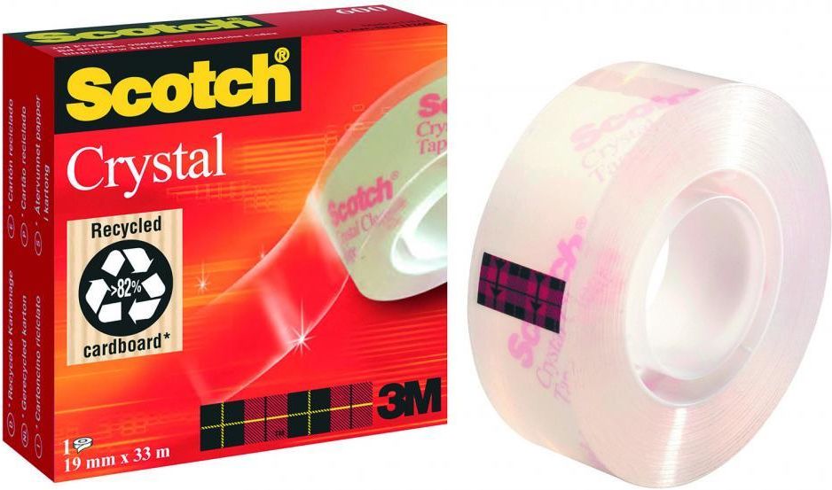 3M™Scotch® 600 Transparent Tape 19mmx33m