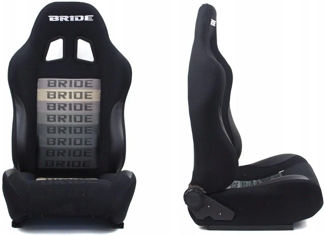 FOTEL SPORTOWY RAPID WELUR BRIDE BLACK GREY - zdjęcie 2 FOTEL SPORTOWY RAPID WELUR BRIDE BLACK GREY