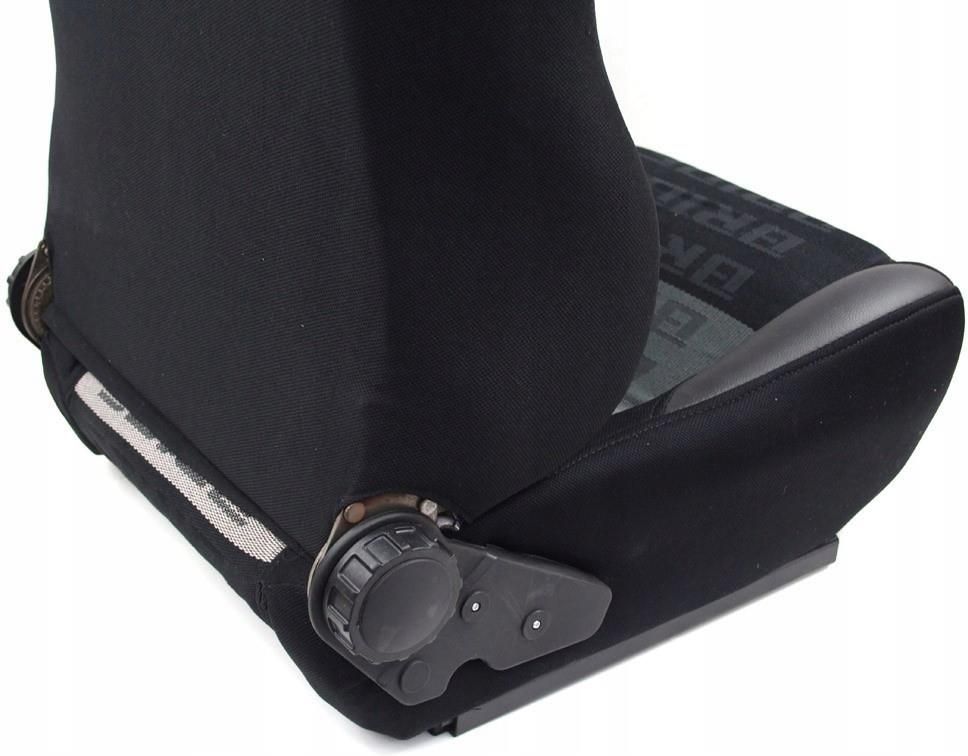 FOTEL SPORTOWY RAPID WELUR BRIDE BLACK GREY - zdjęcie 4 FOTEL SPORTOWY RAPID WELUR BRIDE BLACK GREY