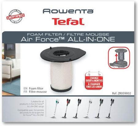 ROWENTA FILTR TEFAL/  AIR FORCE ALL IN ONE ZR009002