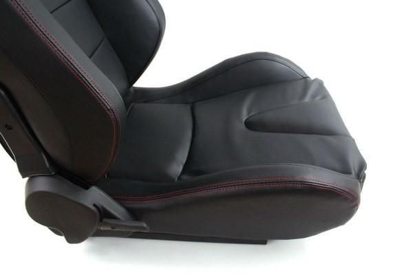 FOTEL SPORTOWY SLIDE SKÓRA BLACK - zdjęcie 1 FOTEL SPORTOWY SLIDE SKÓRA BLACK