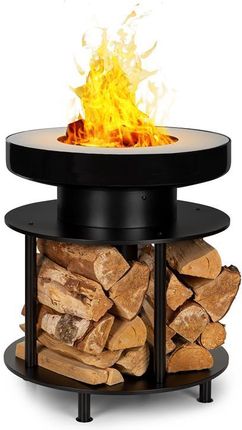 Blumfeldt Wood Stock Misa Paleniskowa Grill-Barbecue 56Cm Czarna