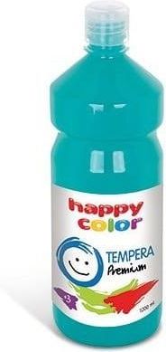 Farba Tempera Premium 1000Ml Turkusowa Happy Color 3310 100039