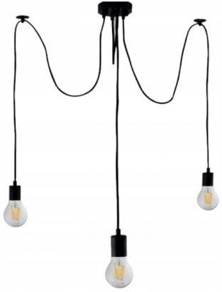 S-LED Lampa wisząca Pająk 3 ramienna E27 1,5m (6444)