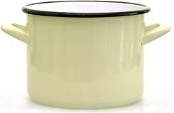 Zdjęcie Emalia Silesia Rybnik Garnek Prosty 7,5L 24Cm Krem - Myślibórz