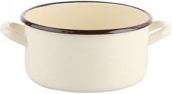 Zdjęcie Emalia Silesia Rybnik Rondel Emaliowany 2,9L 20Cm Krem - Chmielnik