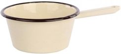 Zdjęcie Emalia Silesia Rybnik Rondel Stożkowy Z Trzonkiem 0,65L 14Cm Krem Dzióbkiem - Kartuzy