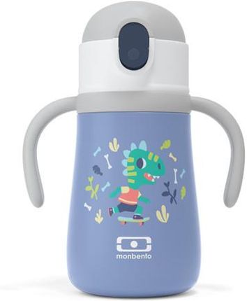 Monbento Monbento Butelka Dla Dzieci 360Ml Blue Dino 37224011