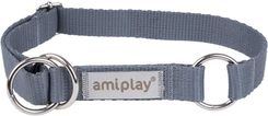 Zdjęcie amiplay Samba Obroża półzaciskowa XL 40-60x2,5cm szary - Puck