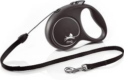 Zdjęcie Flexi Smycz Automatyczna Black Design S Linka 5M Czarny - Wasilków