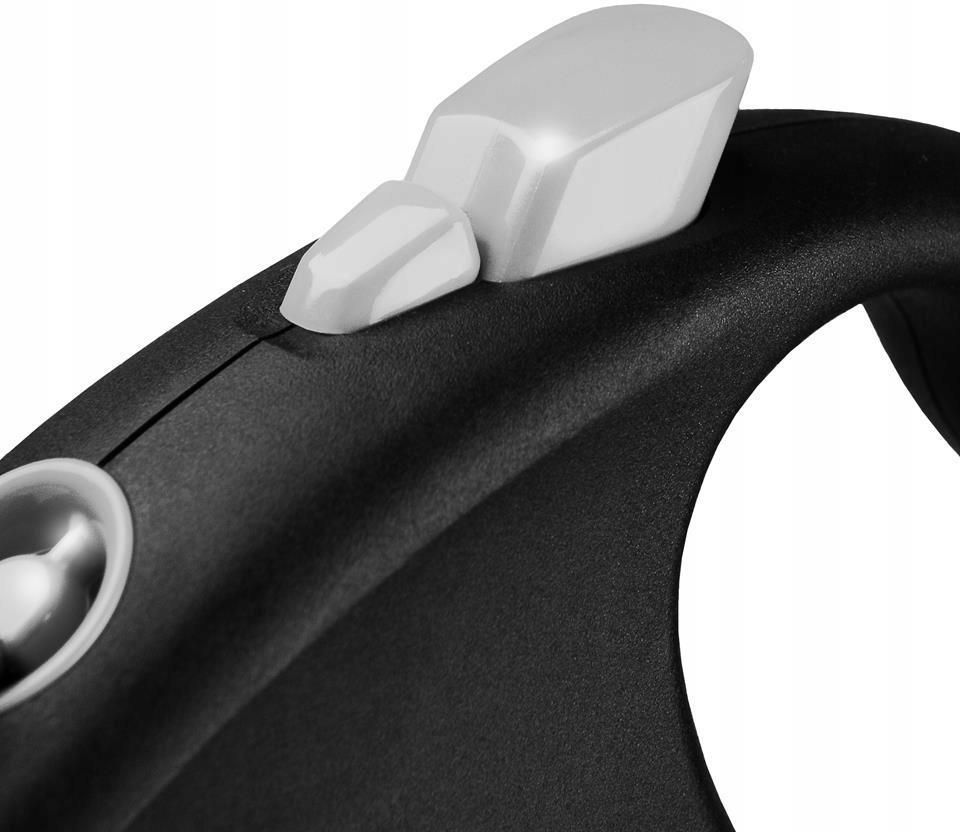 Flexi Smycz Automatyczna Black Design L Taśma 5M Czarny - zdjęcie 1 Flexi Smycz Automatyczna Black Design L Taśma 5M Czarny