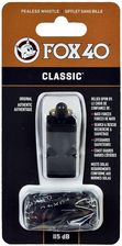 Zdjęcie Gwizdek Fox 40 Classic Safety Czarny + Sznurek 9903-0008 - Chełmża
