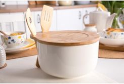 Zdjęcie Regular Miska Z Pokrywką I Łyżkami Bambusowymi - Kielce