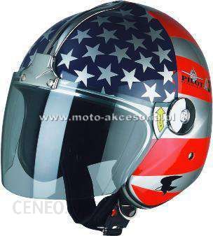 fad Under ~ Ambassade Kask motocyklowy Pilot Kask Flaga Usa - Opinie i ceny na Ceneo.pl