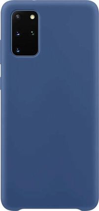 Hurtel Silicone Case elastyczne silikonowe etui Samsung Galaxy S20+ (S20 Plus) ciemnoniebieski