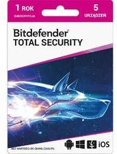 Zdjęcie BitDefender Total Security 5D/1 Rok (PLPIN11500003) - Milicz