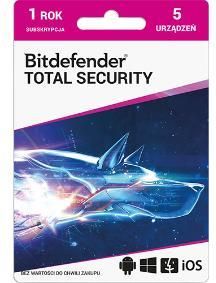 BitDefender Total Security 5D/1 Rok (PLPIN11500003)