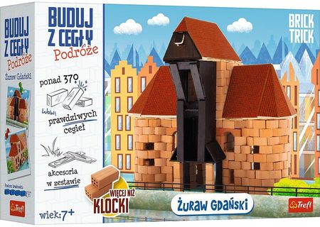 Trefl Brick Trick buduj z cegły Podróże Żuraw Gdański XL 61385