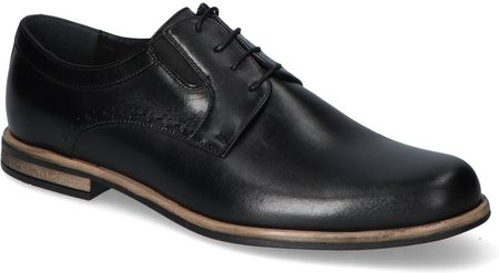 Pantofle Pan 1452 Czarne lico