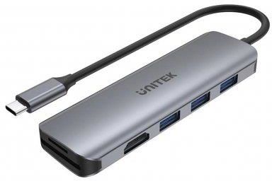 Unitek USB-C - 3x USB 3.1, SD, HDMI (H1107F)